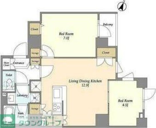 KDXレジデンス本蓮沼の物件間取画像